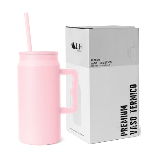 Vaso Térmico Premium 1500 ml Rosa