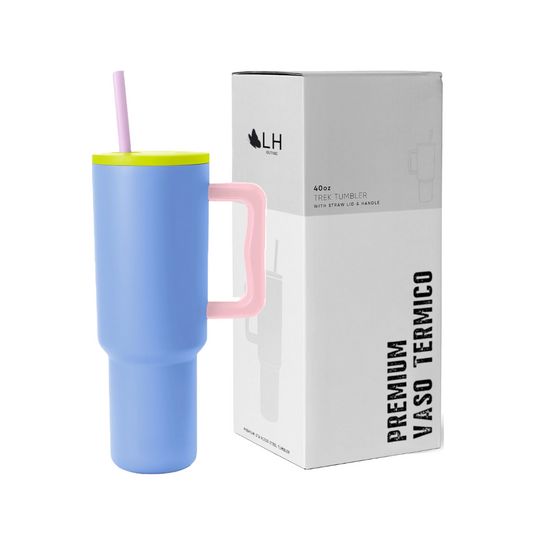 Vaso Térmico Premium 1200 ml Celeste Multicolor