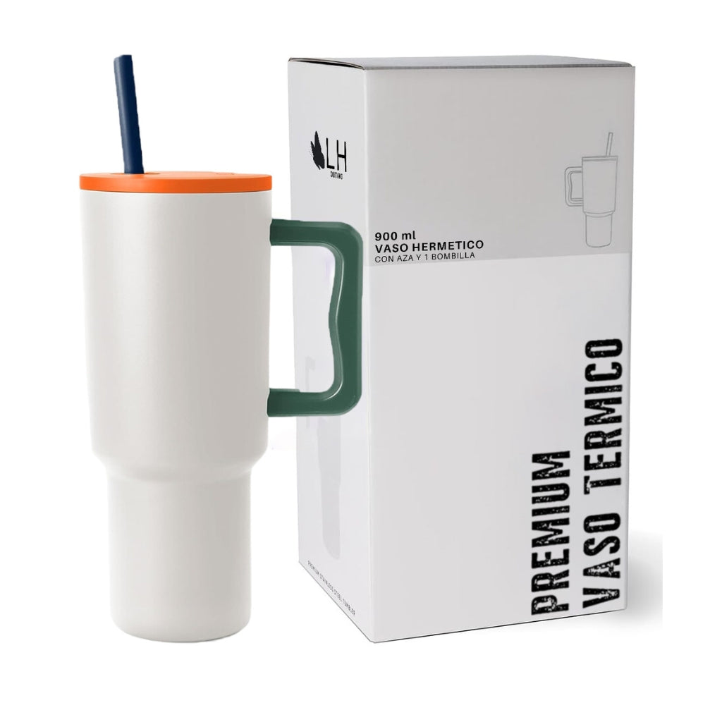 Vaso Térmico Premium 900 ml Gris Multicolor